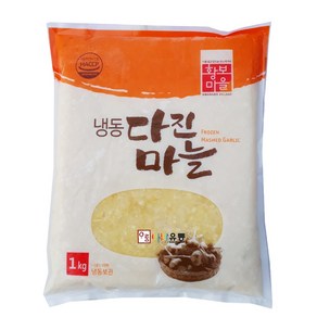 황보마을 냉동다진마늘 중국산 국내가공 1kg, 냉동다진마늘(중국산)1kg/황보마을, 1개