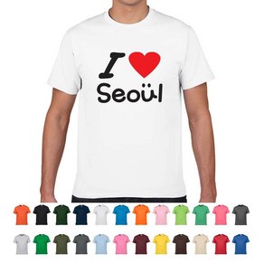 ATCT-444 아이러브서울 I love Seoul 반팔티셔츠