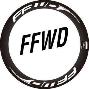 자전거휠데칼 FFWD 휠 스티커 세트 F3 / F4 F6/F9 빠른 전진 도로 자전거 사이클링 데칼, [01] fo F3 (30mm im), 1개