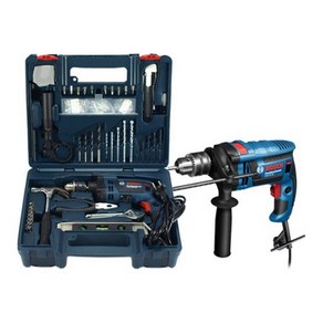 [KC인증]보쉬 수공구 액세사리 신형 전동드릴 750W GSB1600RE DIY KIT 100종 세트