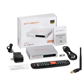 GTMEDIA V7 TT DVBTT2DVBCJ83B 지상 위성 리시버 H265 HEVC 10 비트 USB PVR ccam 스페인 TDT HD TV 리시버, V7 TT WIth WIFI_Au 플러그, 8) GTMEDIA V7 TT WIFI  Au 플러그, 1개