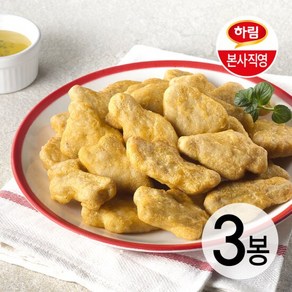 하림 굿초이스치킨너겟 1kg 3봉, 3개