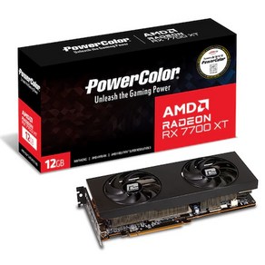 (포)PoweColo 라데온 RX 7700 XT D6 12GB 대원씨티에스