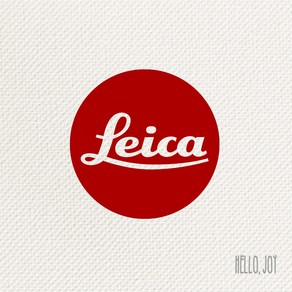 Leica 라이카 스티커 6cm, 25X25, 진한메탈로즈골드