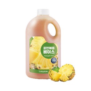 까로망 파인애플 베이스 1.9kg 농축액 에이드, 2kg, 1개