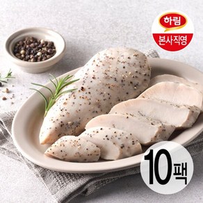 하림 냉장 수비드 닭가슴살 블랙페퍼 100g 10팩, 10개