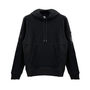 CP COMPANY [CP컴퍼니] 렌즈 와펜 후드 티셔츠/블랙/14CMSS137A 005398 G999