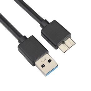 [티테크놀로지] [AM-BM] USB-A 3.0 to USB-B 3.0 변환케이블 0.3m [T-USB3-AMMIC03], 1개