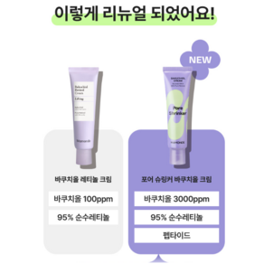 마몽드 바쿠치올 레티놀 크림 60ml 세트, 1세트