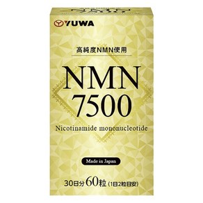 YUWA NMN 7500, 1개, 60정