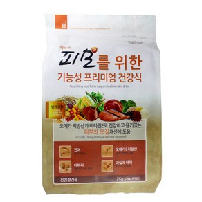 미소 피모를 위한 기능성 프리미엄 건강식 전연령견용 2kg 반려/애완용품 > 강아지 사료/간식/영양제 건식사료, 1개