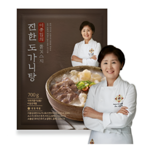 이종임의 쫄깃스지 진한 도가니탕, 700g, 10개