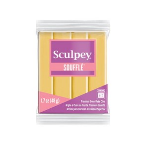 스컬피 수플레(souffle) 48g 폴리머클레이 (oven-bake clay), 황토 (Yellow Oche)