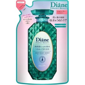 일본직발송 6. DIANE 다이언 샴푸 [밤의 보수 굴곡 케어] 달빛 베리의 향기 퍼펙트 뷰티 딥 나이트 모이, 리필 330ML, 330ml, 1개