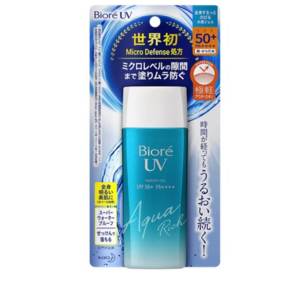 비오레 선크림 UV 아쿠아 리치 워터리 젤 SPF50+90mL, 2개, 90ml