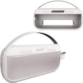 Bose SoundLink Flex용 휴대용 운반 손잡이 실리콘 커버 케이스 블루투스 휴대용 스피커 커버 전용, 03 white, 한개옵션1