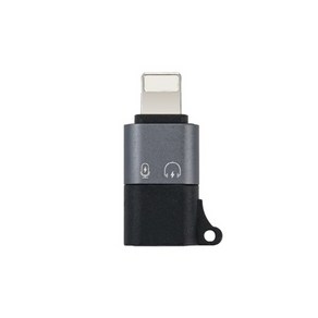 컴스 USB Type C to 오디오 젠더, 28mm, 1개, 실버/블랙