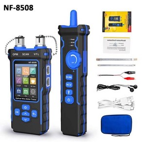 Noy NF-8508 네트워크 케이블 테스터 이더넷 케이블 트래커 OPM VFL PoE 검사기 길이 측정 와이어맵 테스터 네트워크 도구