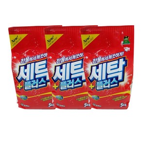 세탁플러스 5kg 가루세제 산도깨비, 3개