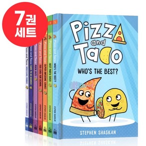 [달콤서점] 국내 당일발송 피자 앤 타코 그래픽 노블 7권 세트 Pizza and Taco Graphics Novel 영어원서 음원제공