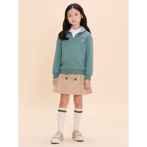 [정품] 빈폴키즈 [시즌오프30%][BEANPOLE KIDS] 니트라이크 아노락 스웨트 셔츠 그린 트렌디한