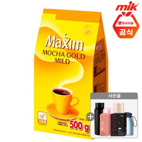 [동서식품] 동서 맥심 모카골드 리필 500g+사은품랜덤(id당1개), 1개, 1개입, 500g