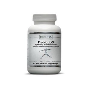 Probiotic-5 – Broad-Spectrum Probiotic Complex w/ 5 Billion Microorganisms and 5 Unique Probiotic St