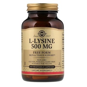 솔가 L 라이신 500mg 100정 Solga L Lysine, 1개