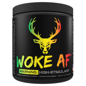 Bucked Up WOKE AF High Stim 프리워크아웃 30서빙, Sou Gummy, 1개, 378g