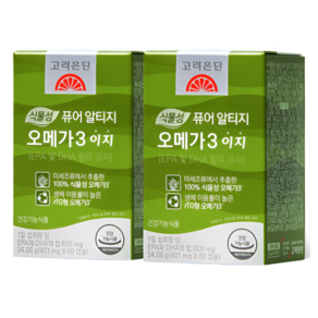 고려은단 퓨어 알티지 TG 오메가3 60캡슐 (801mg), 1개, 120정