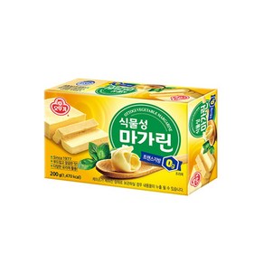 오뚜기 식물성 마아가린, 200g, 10개