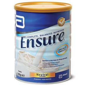 Ensure Powder Neutral 엔슈어 발란스드 뉴트리션 파우더 뉴트럴 850g