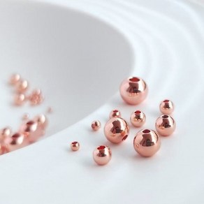 14K 핑크 볼 비즈 부자재 10개입 2.5 mm