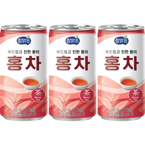 참맑은 홍차 음료 업소용 175ml 총90캔