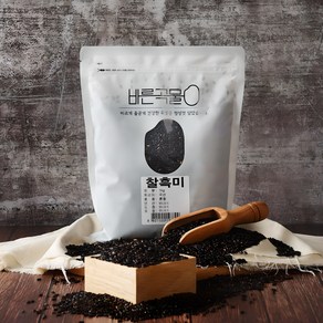 바른곡물 국산 찰흑미, 1kg, 1개