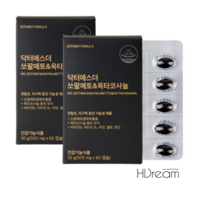 에스더포뮬러 닥터에스더 쏘팔메토&옥타코사놀 2박스(60g 60일분), 30정, 2개