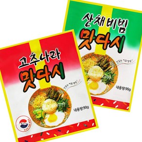 맛다시(90g) 8개 (고추나라 4개+산채비빔 4개), 90g