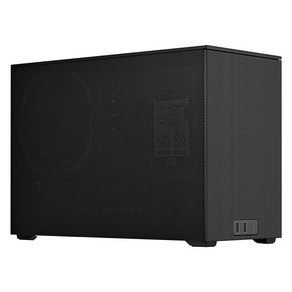 SSUPD MESHROOM D 미니 ITX 리틀밸리 컴퓨터 PC 케이스 (Chacoal Black), 1개