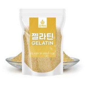 젤라틴 100% 가루 분말 1kg 젤리 푸딩 만들기, 1개