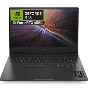 HP 2023 오멘 16 코어i5 인텔 13세대 지포스 RTX 4060, Shadow Black, 512GB, 32GB, WIN11 Home, 16-WF0156TX