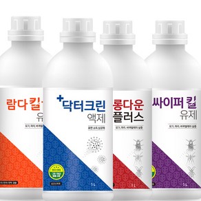 롱다운플러스 람다킬 싸이퍼킬 연무살충제, 싸이퍼킬 희석용 1L x 1개, 1개, 1L