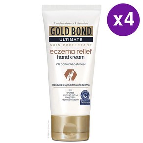 골드 본드 얼티메이트 엑지마 핸드 크림 Gold Bond Ultimate Eczema Relief Hand Ceam, 4개, 85g