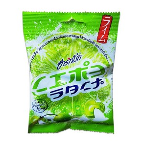 Lime Salt Candy with Vitamin C Powde 40 g. X 2 Pa 비타민 C 파우더가 함유된 라임 소금 캔디 40g. naveenana의 할랄 인증서 X, 2개, 40g