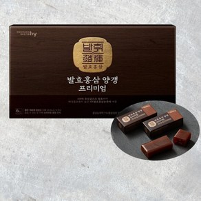 한국야쿠르트 발휘 홍삼양갱 프리미엄, 40g, 1박스