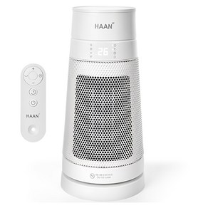 한경희이지라이프 가정용 리모컨형 PTC 전기 온풍기 히터팬, HAAN-P19000, 화이트