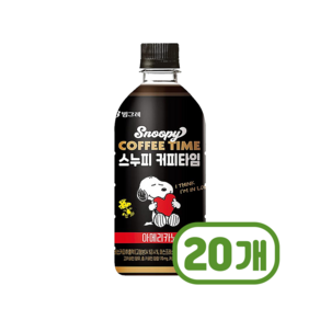 스누피 커피타임 아메리카노 페트음료 500ml x 20개