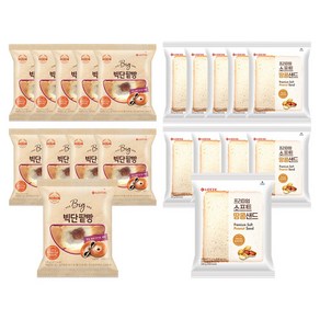 롯데제과 기린 빵 빅단팥빵X10개+땅콩샌드X10개, 105g, 20개