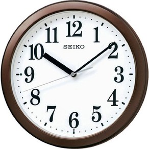 SEIKO 세이코 KX256B [전파식 벽시계 야간초침정지 기능 탑재], 단일