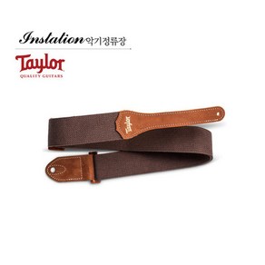 테일러 Taylo GS MINI 미니 어쿠스틱 통기타 일렉기타 스트랩 2인치 다크브라운, 1개