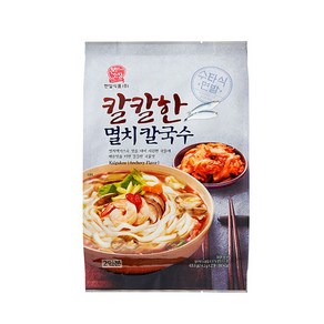 한일식품 본고장 칼칼한 멸치 칼국수 429g(2인분) 5개